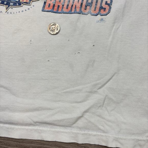 Vintage 1998 Starter Denver Broncos Superbowl T Shirt Men's XL - Picture 10 of 13